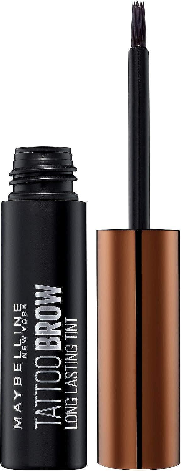 Maybelline New York Tattoo Brow Longlasting Peel Off Semi Permanent Eyebrow Gel - Tint Medium Brown |Up To 3 Day Wear
