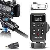 Wireless Camcorder LANC Remote Control for Sony and Canon with 2.5mm Jack | or Remote Jack, Video Zoom, Focus, IRIS and Recording Wireless Remote Controller for Canon Vixia HF G40, G50, G70, G60, XA11