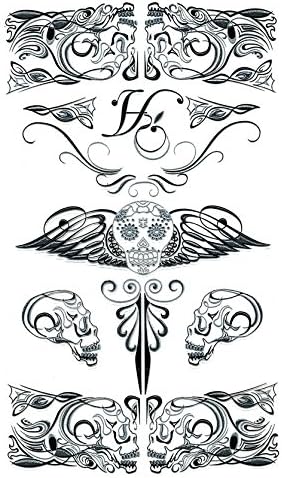 Amazon Co Jp ほつま高蒔絵シール ピンストライプ ドクロ黒 おもちゃ