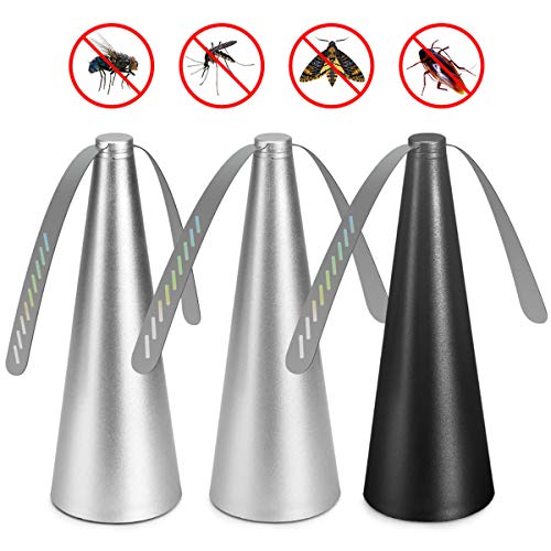 iFCOW Electric Fan Fly Repellent Fan, Portable Table Fly Fan Keep Flies