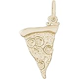Rembrandt Charms Pizza Slice Charm, 14K Yellow Gold