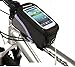Roswheel Bicycle Frame Pannier and Front Tube Cell Phone Bag, 100gm, Black