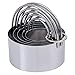 Stainless Steel Pastry Tools by Easyhomeart. Rustproof Dough Blender, Biscuit Cutter Set of 5 and 6 Measuring Spoons for Professional Baking in Your Home Kitchen.