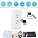 Mini Nanny Cam 15 Days Long Standby Electrical Outle Camera Hidden Video Recorder 16GB self Loop Record Hidden Security Camera with PIR Sensor Motion Detection