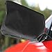 MICTUNING Car Side Mirror Covers-Protect Auto Exterior Rear View Mirrors from Snow, Ice & Frost[black,one pair]