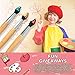 Fun Express 6 Count Paint Brush Pens | Art Decor, Cute School Supplies, Party Favor, Classroom Prize, Little Artist