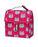 PackIt Original Design Mini Lunch Bag with Velcro Closure, Owls