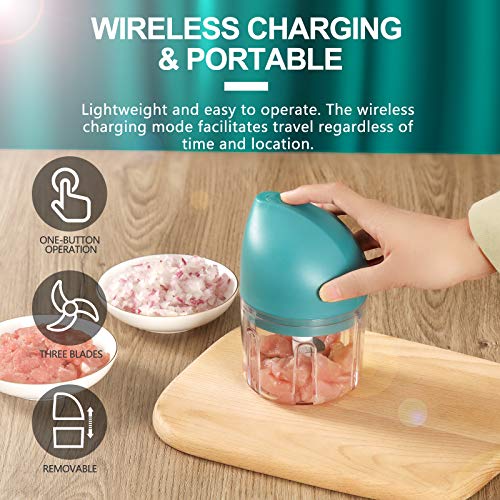 Mini Electric Chopper, Mini Chopper, Wireless Electric Mini Food