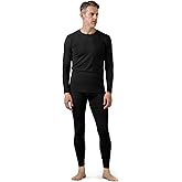 LAPASA Men's Thermal Underwear Set Soft Fleece Lined Long Johns Light/Mid/Heavy Weight Base Layer Top & Bottom M11/M24/M57