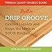 Natural Extra Large Bamboo Cutting Board with Drip Groove & Hand Grips, Healthy Organic Single Piece - Glue Free Chopping Board. XL 18X12 - Best Cutting Board for Kitchen. A Perfect Serving Tray.
