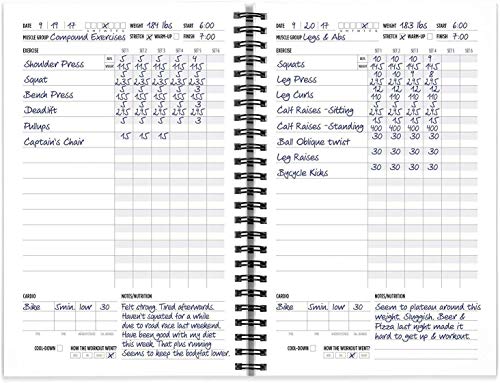 Workout Log Book & Fitness Journal - 25-Week Designed by Experts, w/Illustrations : Track Gym, Bodyb - //medicalbooks.filipinodoctors.org