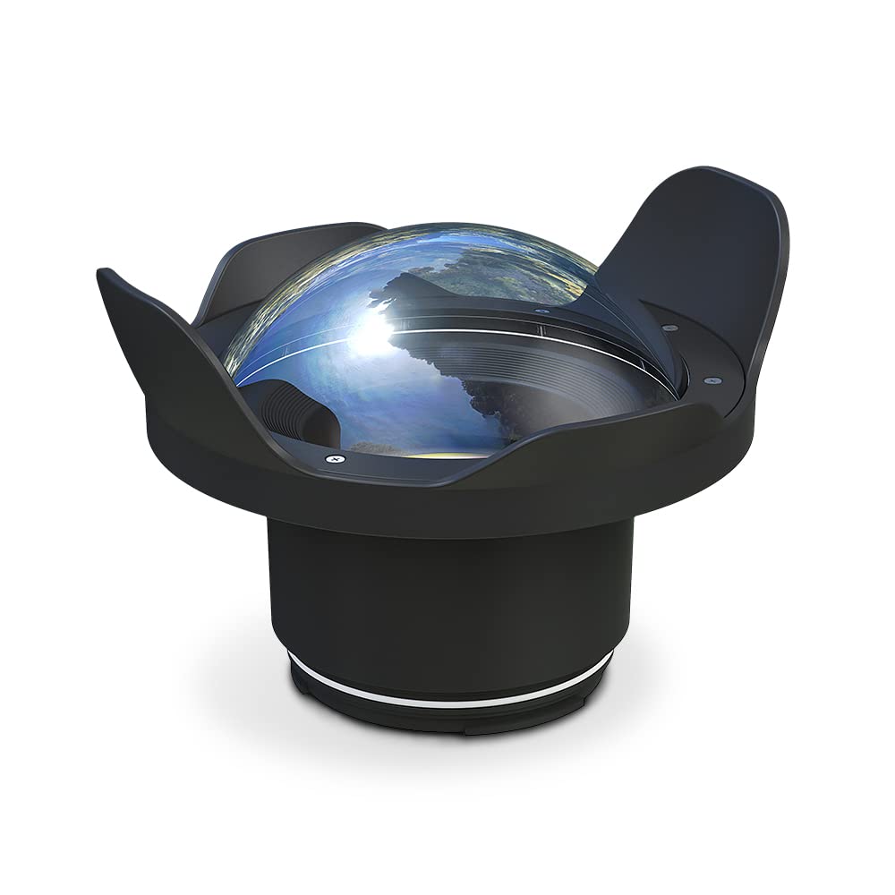 Sea frogs 6'' Dry Dome Port For Sony a7RIII/a9(16-35mm) Canon EOS 750D/760D (18-55 mm) Canon 80D/750D/760D(18-135mm) Fujifilm X-T2(16-50mm/16-55mm/18-55mm)