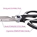 Gerior Dishwasher Safe Kitchen Shears - Heavy Duty Utility Scissors for Cutting Chicken, Poultry, Seafood, Meat, Food