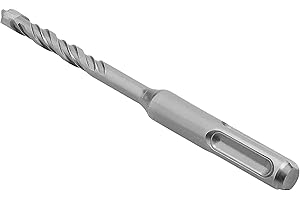 GRIXLEN 3/16 in x 6.3 in (5 x 160mm) SDS Plus Rotary Hammer Drill Bit, Concrete Drill Bit,Masonry Drill Bit for Concrete, Brick and Cement (Length : 160mm / 6.3 inch, 3/16 inch （ 5mm)
