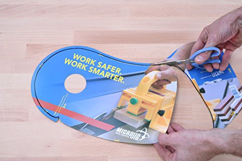 MICROJIG GRR-RIPPER MDC-17 Micro Jig Magnetic Dust Cover For Steel Table Saws, Blue - Thumbnail 4
