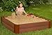 Frame It All Tool-Free Classic Sienna 4ft. x 4ft. x 11in. Composite Square Sandbox Kit – 2″ Profile (Renewed)thumb 3
