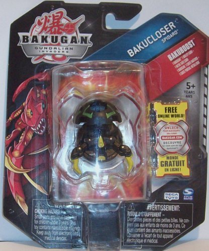 Bakugan SPIDARO BAKUCLOSER BLACK 800G Factory Sealed Package