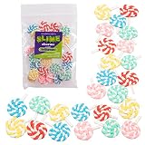 Maddie Rae's Slime Charms, Mixed Lolly Pops 25 pcs of Slime Beads
