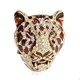 Grikey Vent Outlet Air Freshener - Car Perfume Bottle Leopard Head Cars Interior Home Decoration (Perfume NOT included)
