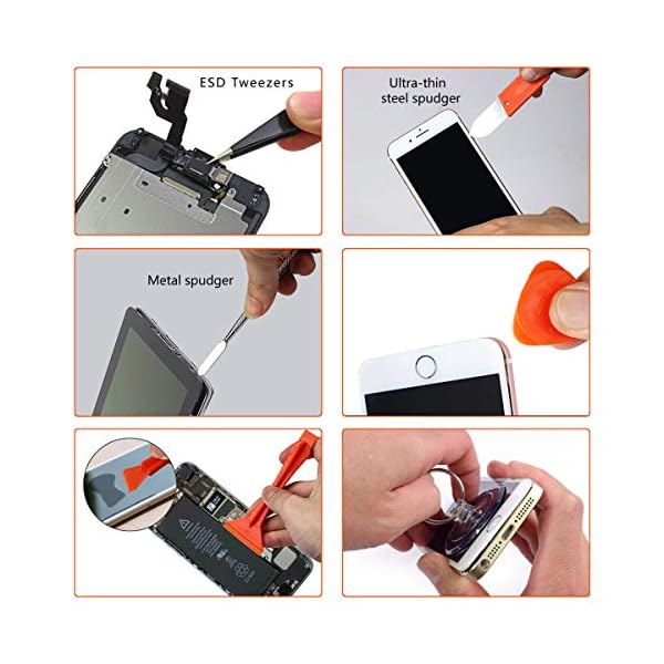 GANGZHIBAO Kit de herramientas de reparación de electrónica profesional