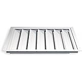 Dayton 36" Whole House Fan Premium Ceiling Shutter/Ceiling Shutter, 33" x 38" Opening Required