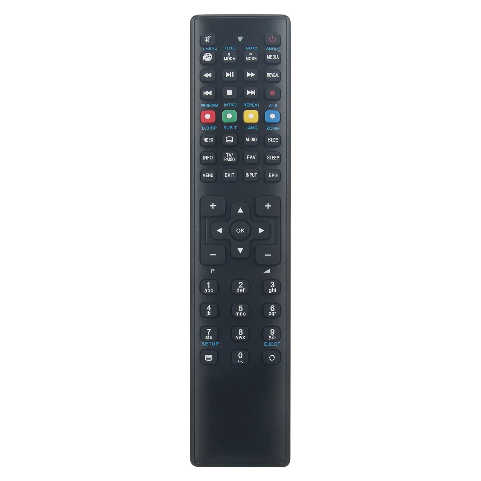 ALLIMITY Replace Remote Control fit for Medion TV RC1255 MSN:40051215 MSN-40051215 E12203 MD21449 MD21451 MD30911 MD31077 MD31088 P12313 P13449 P14451 P17102