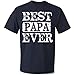 Best Papa Ever T Shirt | Father's Day Shirt | Papa Gifts Shirt for Husband Dad Grandpa X-Large Navy Blue