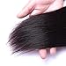 DFX Hair 8~30 inches Silky Straight Human Hair Bundles Virgin Brazilian Hair 8A Natural Black Color Weaving Pack of Three 100g/bundle (18 20 22)
