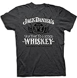 Jack Daniels Men's Daniel's Corn Mash Short Sleeve T-Shirt Grey X-Large