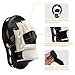 PAMASE Boxing Leather Punch Focus Mitts - Target Training Hand Pads for Karate, Muay Thai Kick, Sparring, Dojo, Martial Arts
