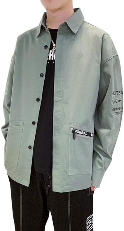 Amazon Co Jp Scennek シャツ メンズ 長袖 ジャケットシャツ カジュアル コットン Tシャツ ラグラン オシャレ ワイシャツ 春と秋冬 服 ファッション小物