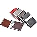 Ayliss offer Personalized Engraving service Bussiness Card Holder Top Quality Stainless Steel Leather Magnetic Shut