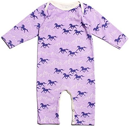 Long Sleeve Organic Cotton Romper Coverall, Boys, Girls, Unisex Baby