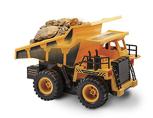Kid-Galaxy-Remote-Control-Dump-Truck-6-Function-RC-Construction-Toy-Vehicle-27-MHz