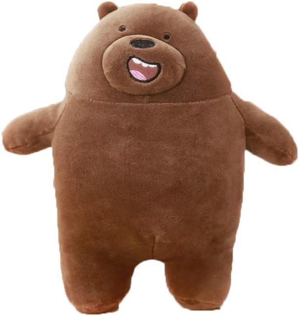 Plush Toys We Bare Bears Stuffed Animal Grizzly Gray Polar Bear Panda Plush Toys For Children & Fans Gift 28 Cm