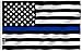 Anley Fly Breeze 3x5 Foot Thin Blue Line USA Flag - Vivid Color and UV Fade Resistant - Canvas Header and Double Stitched - Honoring Law Enforcement Officers Flags Polyester with Brass Grommets