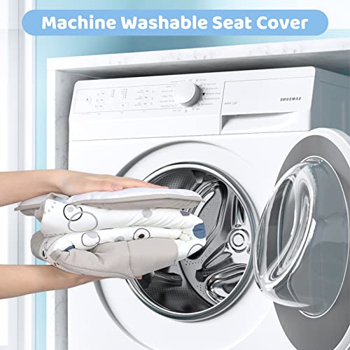 Baby Swing for Infants with 3 Speeds, 8 Lullabies, AC Adapter & Battery Operated, Indoor & Outdoor Use, Remote Control, 0-20 lb, 0-9 Months