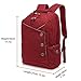 KINGSLONG 15.6 inch Laptop Backpack for Women, Stylish Buttons Decor Daypack Fit 17 inch Notebook, Water Resistant Computer Notebook Bag with USB Charging Port for Travel College Work Gifts