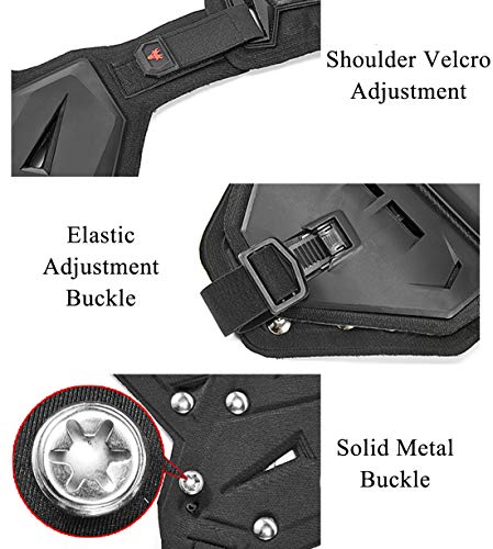 image for LLC-POWER Motorcycle Armor Vest Motorcycle Riding Chest Armor Back Pro