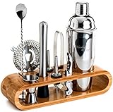 Mixology Bartender Kit: 10-Piece Bar Tool Set with