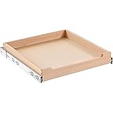 VEVOR Pull Out Cabinet Organizer, 20"W x 21"D Cabinet Drawer, Soft Close Slide out Shelf, Heavy-Duty Sliding Wood Drawer, Bottom and Side Assembly Base Cabinet Organization for Kitchen Pantry Bathroom