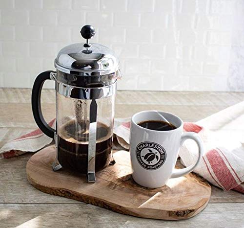 CHARLESTON COFFEE ROASTERS | SPECIALTY ORGANIC GROUND COFFEE | HAND PICKED, PREMIUM SLOW ROAST (SUMATRA, BOLD ROAST) 12OZ