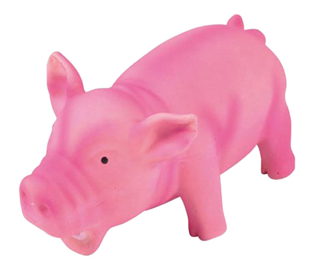 AMI CONFORT Grunting Pig Latex Dog Toy 15cm
