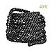 Blissun Battle Ropes, 1.5’’ Width 30/40/50ft Length Training Undulation Rope Fitness Rope Exercise (1.5