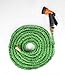 Ohuhu 25 Feet Expandable Garden Hose with Brass Connector and Spray Nozzle