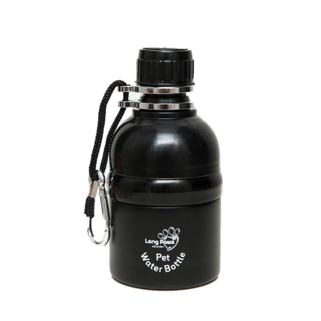 Other Long paws - Pet Water Bottle - Black - 250 ml, clear, SF6035-2 BLACK