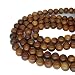 CarpenterC 200pcs 8mm Gorgeous Natural Round Polished Rosewood Loose Beads For Jewelry Making DIY Handmade Craft primary