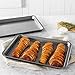 AmazonBasics Nonstick Carbon Steel Half Baking Sheet - 2-Pack