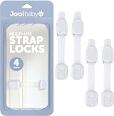 Jool Baby Products Child Safety Strap Locks 4 Pack 3M Adhesive No Drilling view 1
