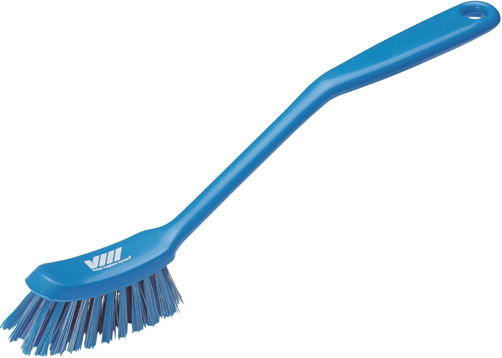 Vikan Brush,Dish,Narrow Hand,Medium,11" x 1",Blue, 4287
